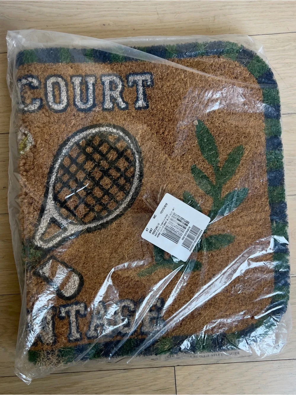 Anthropologie Home Court Advantage Doormat Rug NWT